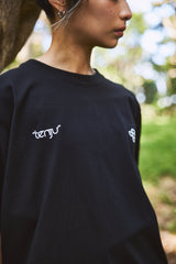 MOTH -テンジュロゴTシャツ- BLACK