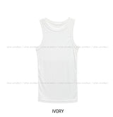 [U-BASIC] Skin Round Soft Ribbed Sleeveless
