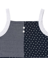 MIX PATCH SLEEVELESS NAVY(CV2GMFT580A)