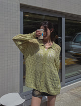 Chase Net Collar Cardigan