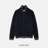 Velvet Yarn Knitted Zip Up (5color)