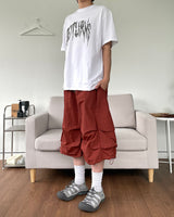 Nylon Cargo Bermuda Pants