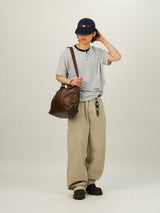 TT Layered Point Henry-neck Half T