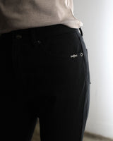 Metal Triclipse Regular Fit Bootcut Cotton Pants Black