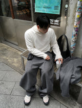 No.1579 DニットフードTシャツ (3color)