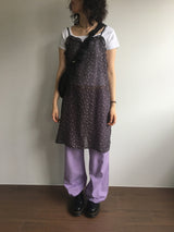バックボタンシフォンワンピース (1color)