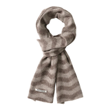 Moire Wave Muffler (Brown)