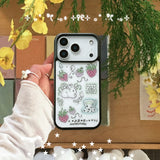 Cozy Berry Bunny MagSafe Bumper iPhone Case