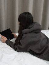リボンフェンスフーディー (グレー)