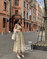 [MADE] Joen belt long dress