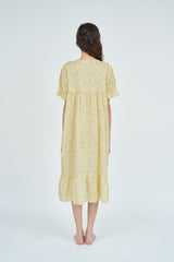 Rivona Short-sleeve One-piece Yellow[24181WOSXN]