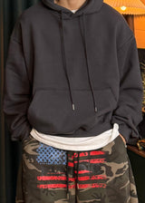 Semi-cropped hoodie 5COLOR
