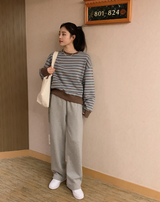 RB Wide Stopper Banding Pants (4color)