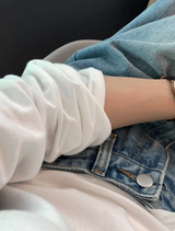 Take Modal Round Long Sleeve T-shirt / 4 colors