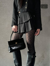 Janne Square Classic Medium Hand & Cross Bag (3 colors)