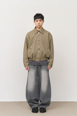 Offer Curved Washed Denim