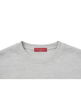 ロザリーレースリボンプリント半袖Tシャツ グレー