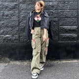 KIRSH X TOKYO ビックチェリークロップTシャツ【ブラック】