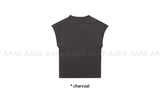 CASHMERE CAP SLEEVE KNIT