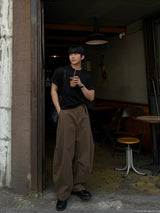 ソフトシグロールアップショートスリーブTシャツ
