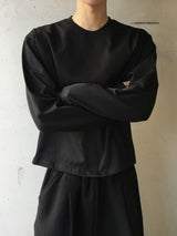Poin Basic Crop Long Sleeve 3C