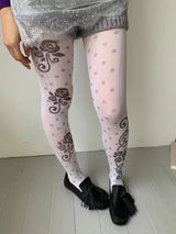 Black rose white stockings