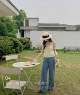【MADE】Wide denim pants