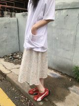 パレット フラワー スカート