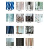 Retro Patterned Chiffon Door Curtain - L size