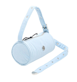 2WAY BELTED STRAP BARREL BAG SMALL_LIGHT WASH DENIM