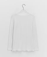 ジェンターフラワーレースロングスリーブTシャツ