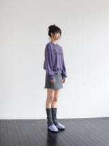 LUCKY SWEATSHIRT (DUST PURPLE)