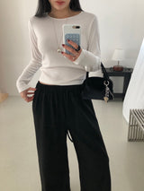 [MADE] ENTOL VELOUR WIDE PANTS