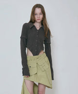 4WAY BUTTON KNIT SHIRT