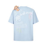 13DE MARZO スローガングラフィティTシャツ