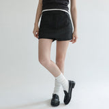 [Frisen] Stripe Mini Skirt Pants - 2 colors