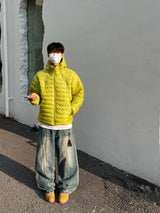 Eco Lightweight Hooded Puffer Jacket (4 Colors)