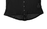 Robo Tencel See-through Snap Cardigan