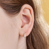 knot shine earring