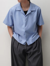 26SS TP1 Cropped Cuban Collar Shirt