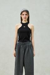 POPPY SLEEVELESS TOP / BLACK