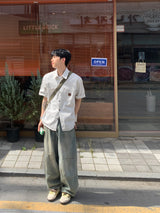 バイカーパッチデニムパンツ – M, L (3 Colors)