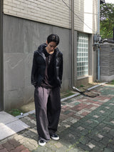 ルーイントーンオンフィンガーホールヘンリーネックニット 3C