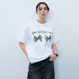 ツインリボンTシャツ　ホワイト