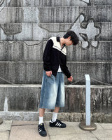 Trin Bermuda denim pants