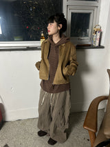 (3colors) cuty prison knit hoodie