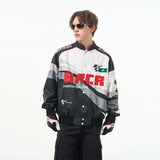 レトロエンブロイダードレーシングジャケット