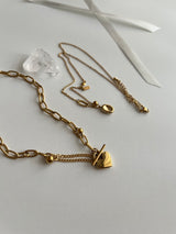 coii Round Coin Ball Layered Ruffle Bold Long Short Necklace