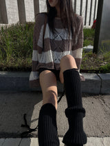 Summer striped twist cover-up net knit (3 colors)