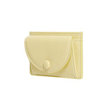 DOT Slim Pocket Mini Coin Transportation Card Wallet pale lemon